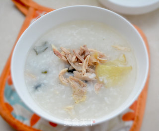 Congee with Preserved Eggs and Chicken Legs-nourish The Stomach and Lose Weight to Relieve Gluttons recipe