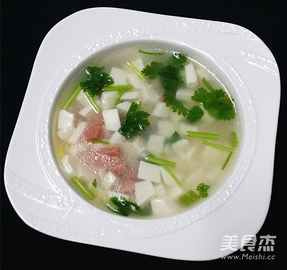 Ham and Tofu Soup recipe