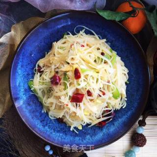 Spicy Potato Shreds recipe