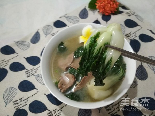 Cabbage and Pork Liver Soup recipe