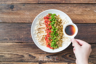 Double Chopped Pepper Enoki Mushroom recipe