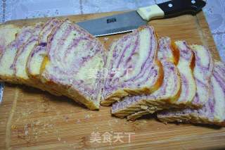 Liquid Seed Purple Sweet Potato Toast recipe