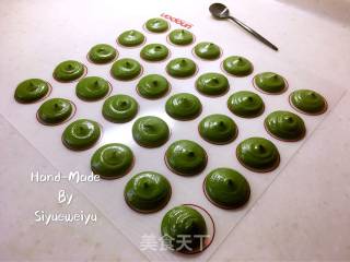 #trust之美# Matcha Macaron recipe