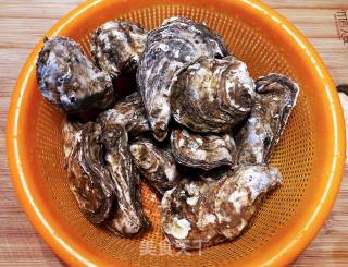 Baked Oyster with Ginger and Scallion recipe