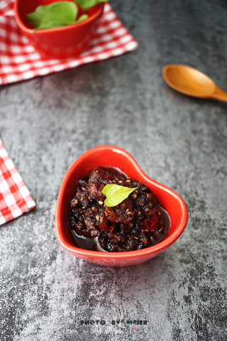 [shiitake Mushroom Sea Rice Meat Sauce] recipe