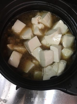 Tofu Soup with Mushroom Meat Sauce recipe