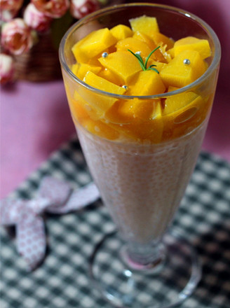 Yellow Peach Sago Cup recipe