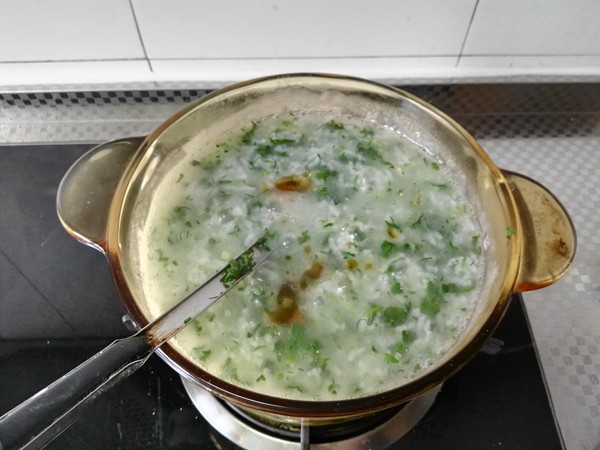 Shepherd's Purse Congee recipe