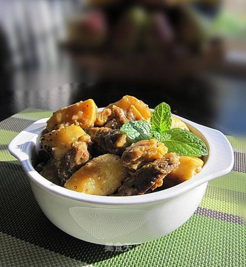 Curry Beef Brisket Stewed Potatoes recipe