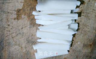Choy Sum Rice Cake Soup recipe