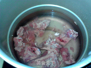#妈妈的味# Stewed Yam Beef Bone Soup recipe