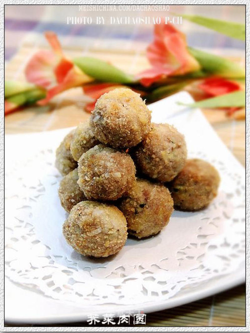 【anhui Cuisine】——"shepherd's Purse Meatballs" recipe