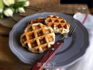 # Fourth Baking Contest and is Love to Eat Festival#black Sesame Waffle recipe