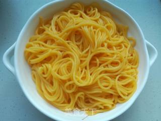 Corn Noodles with Sauce recipe