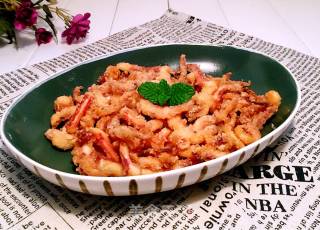 #trust之美#fried Squid Mustard recipe