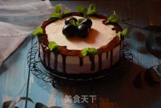 #柏翠大赛#blueberry Frozen Cheesecake recipe