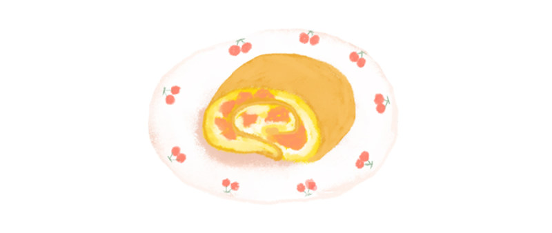 [swiss Roll] So I Started Rolling Strawberries, Mangoes, and Cream... recipe