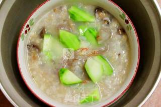 Loofah Oatmeal Seafood Porridge recipe