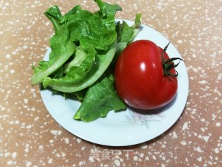 Tomato Lettuce Soup Noodle Soup recipe