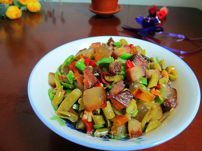 Home-cooked Delicacy---fried Bacon recipe