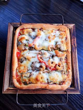 Beef and Mushroom Pizza recipe