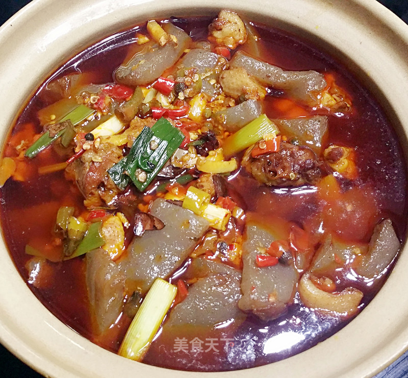 Pickled Pepper Konjac Duck recipe