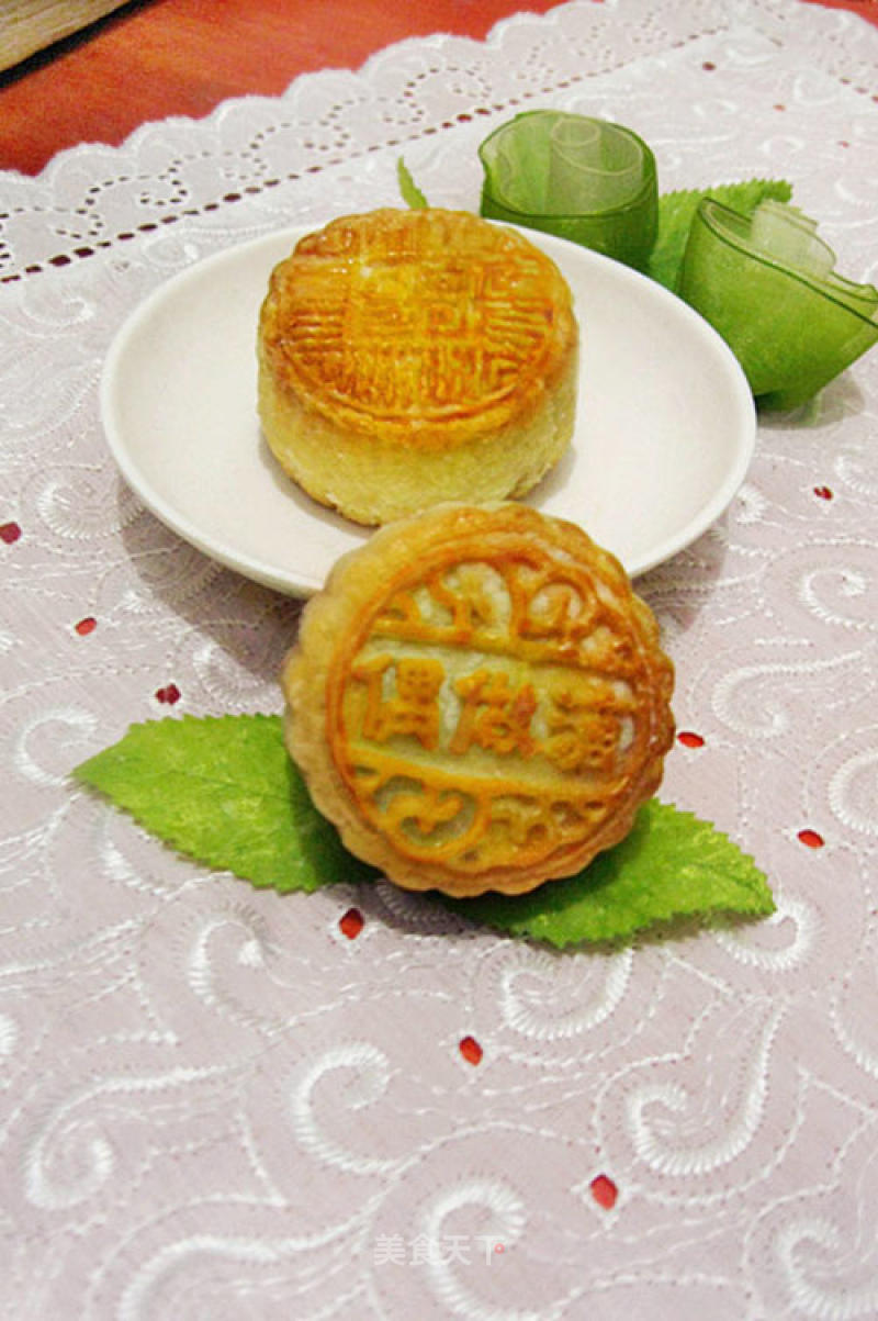 Kidney Bean Paste Mooncake recipe