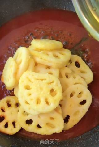 Sweet and Sour Lotus Root Slices recipe