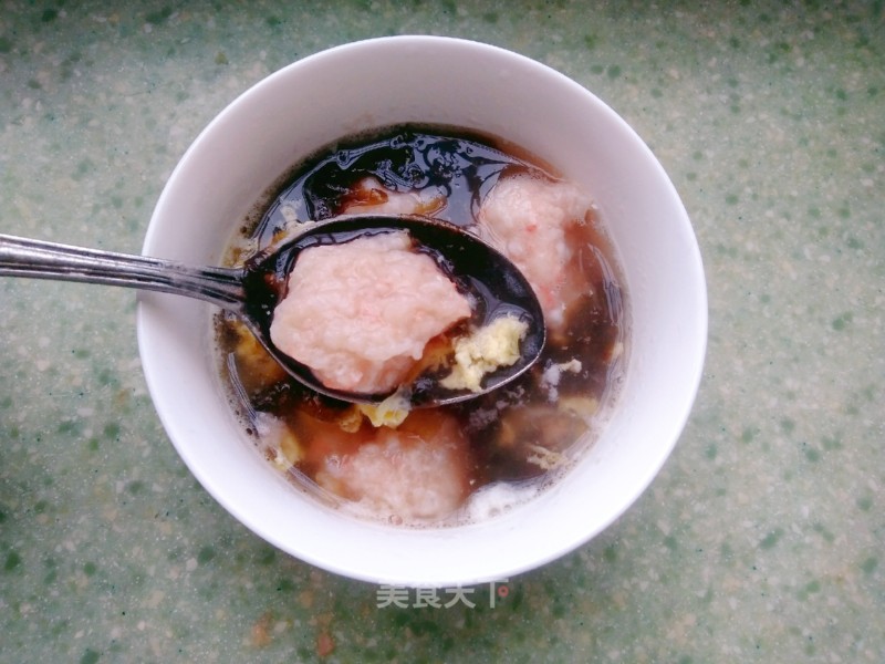 Seaweed Shrimp Ball Soup recipe