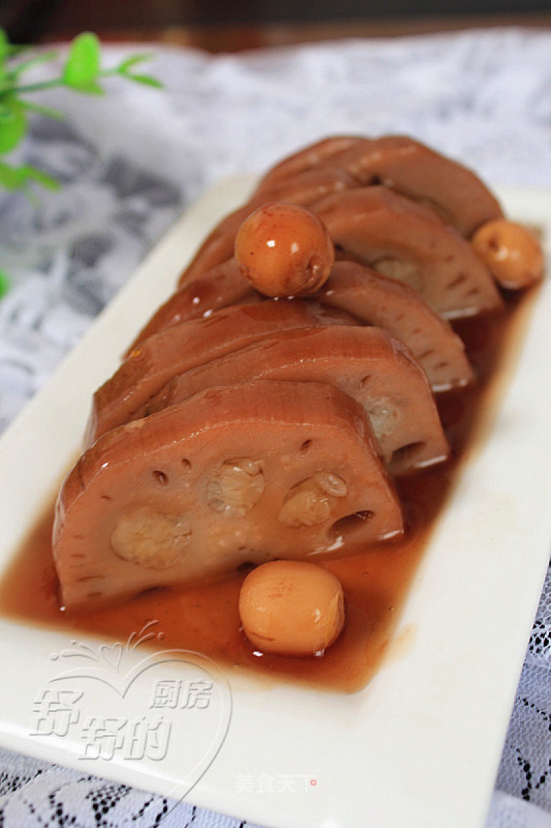 Honey Glutinous Rice Lotus Root recipe