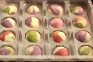 Colorful Glutinous Rice Balls recipe