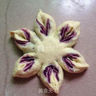 Sunflower Purple Sweet Potato Bun recipe