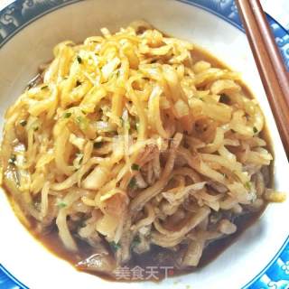 Crispy Shredded Radish with Cold Dressing recipe