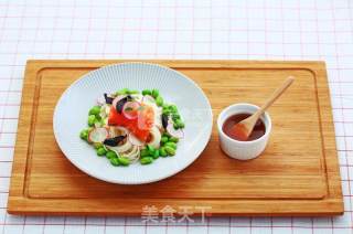 Salmon Black Garlic Bean Noodles recipe