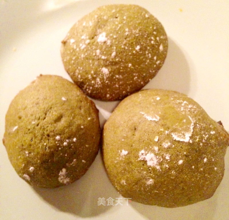 Almond Matcha Cookies