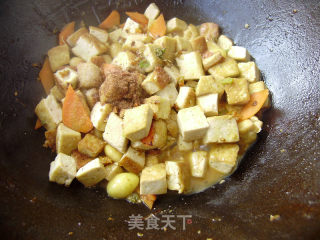 Home Cooking ---- Ginkgo Roasted Tofu recipe