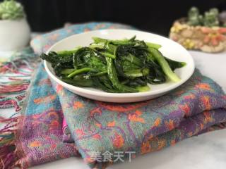 Vegetarian Fried Lettuce Leaves recipe