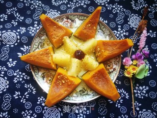 Steamed Pumpkin Apples with Rock Sugar recipe