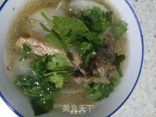 Onion and White Radish Lamb Bone Soup recipe