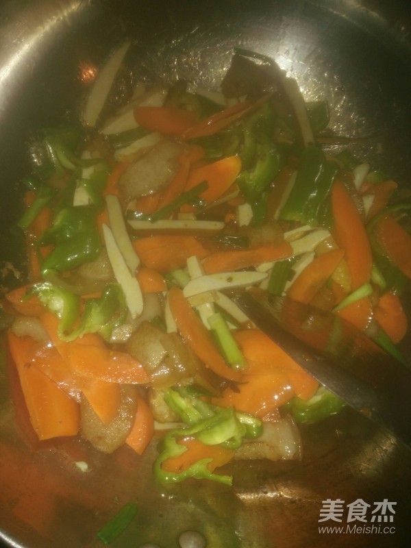 Carrot Twice Cooked Pork recipe