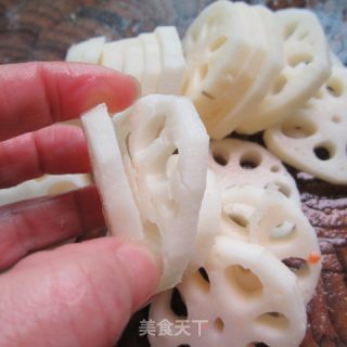 Steamed Lotus Root with Meat recipe