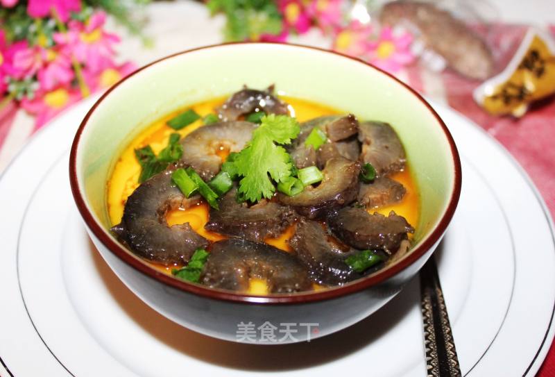 Sea Cucumber Egg Custard recipe
