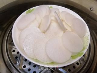 Steamed White Radish recipe