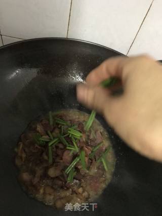 Bacon Stir-fried Scallions recipe