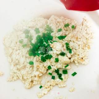 Fried Tofu with Egg recipe