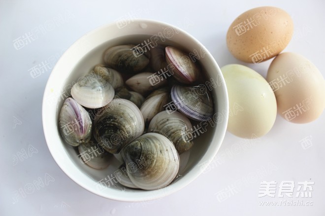 Steamed Egg with Clams recipe