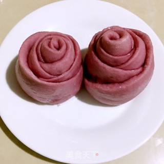 Colorful Rose Buns recipe