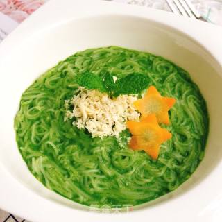 Spinach Noodle Soup recipe