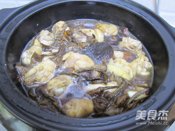 Stewed Chicken with Mushrooms recipe