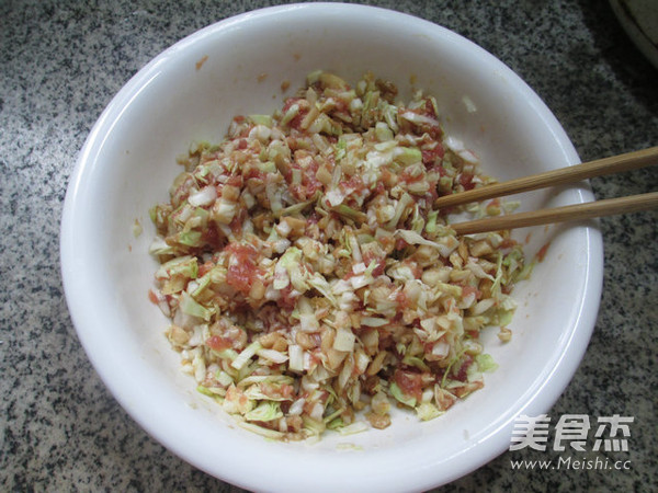 Xiuzhen Mushroom, Cabbage and Meat Dumplings recipe